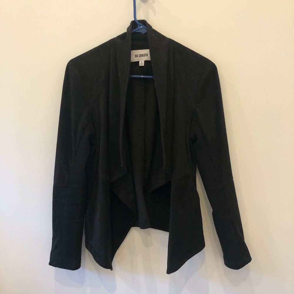 BB Dakota Faux Suede Jacket - Black